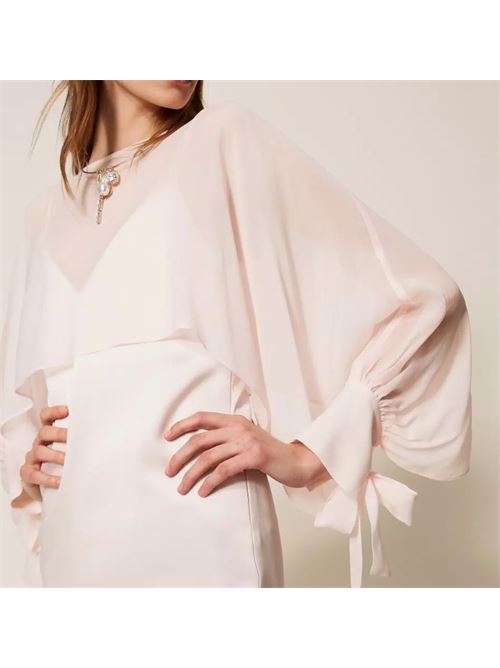 Blusa cropped in georgette TWINSET | 261TP2791.00570